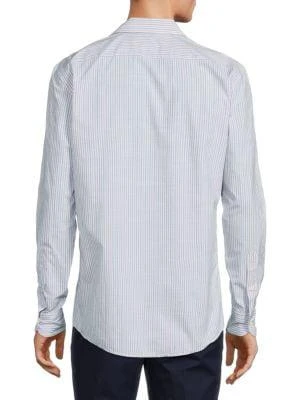 商品Zegna|​Tailored Fit Striped Dress Shirt,价格¥626,第2张图片详细描述