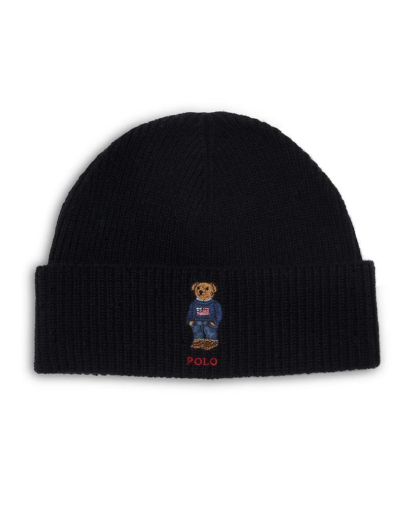 商品Ralph Lauren|Solid Flag Bear Beanie,价格¥434,第1张图片