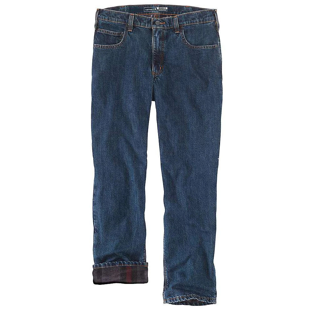 商品Carhartt|Carhartt Men's Relaxed Fit Flannel-Lined 5 Pocket Jean,价格¥450,第5张图片详细描述