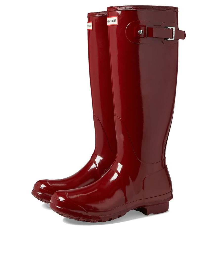 default color preivew Hunter Original Tall Gloss Rain Boots from merchant Zappos
