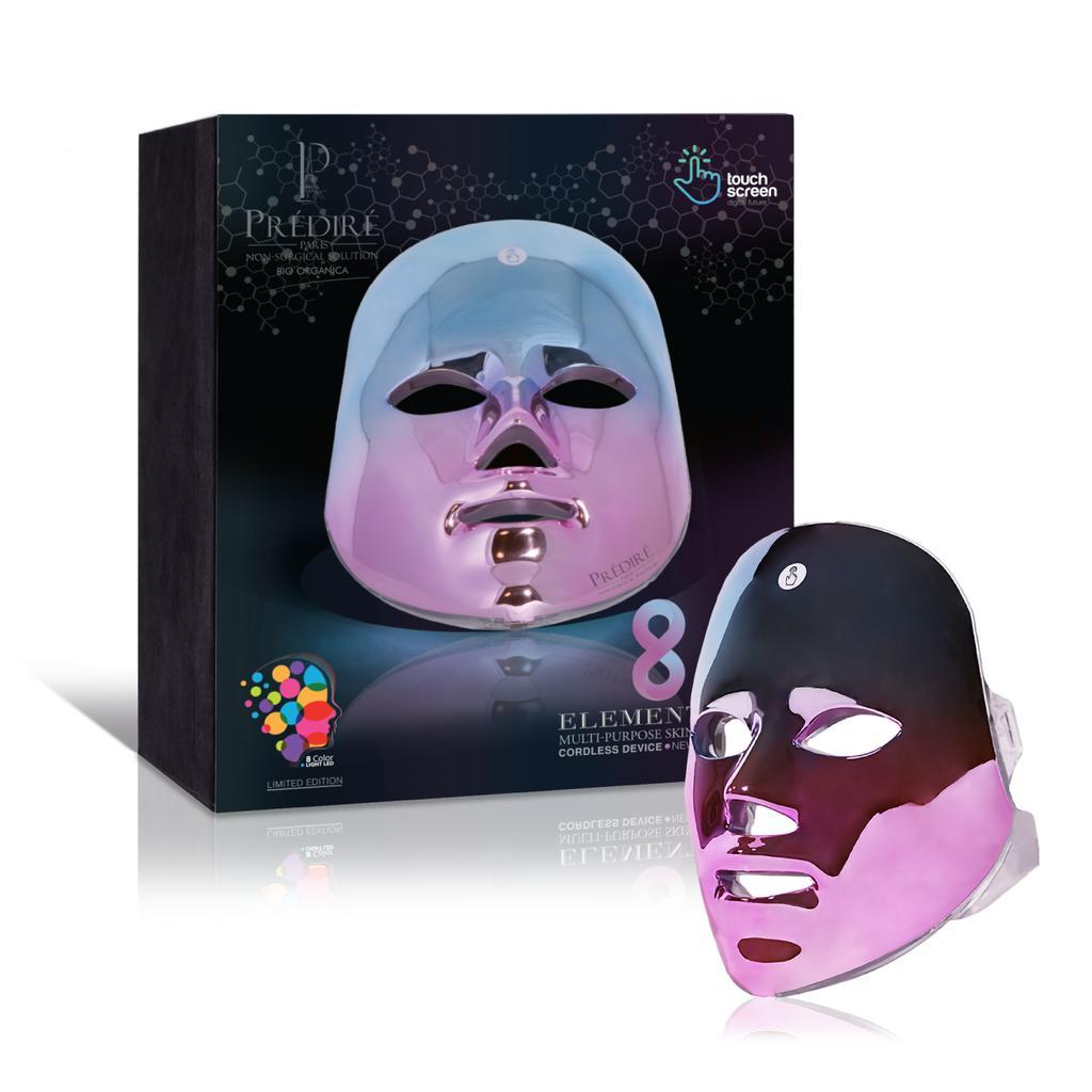 商品Predire Paris|Skin Regeneration LED Light Mask w/ Skin Renew Mask Set-Black Robe,价格¥1161,第4张图片详细描述