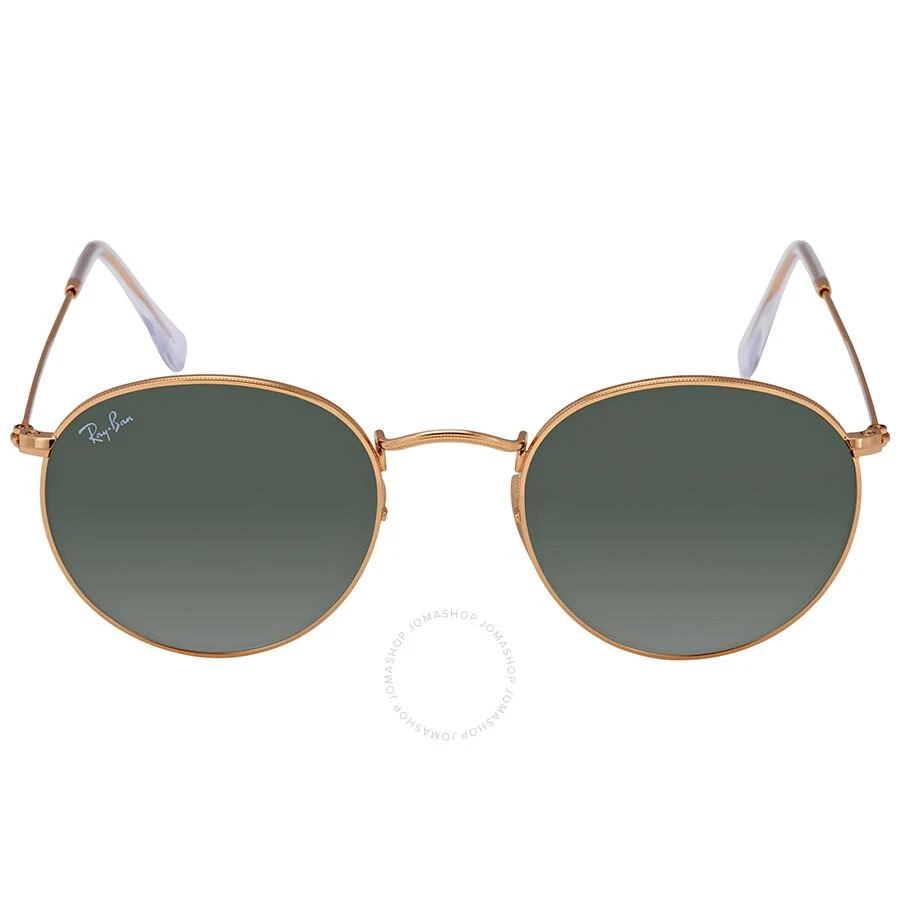 商品Ray-Ban|Round Metal Green Classic G-15 Unisex Sunglasses RB3447N 001 50,价格¥921,第1张图片