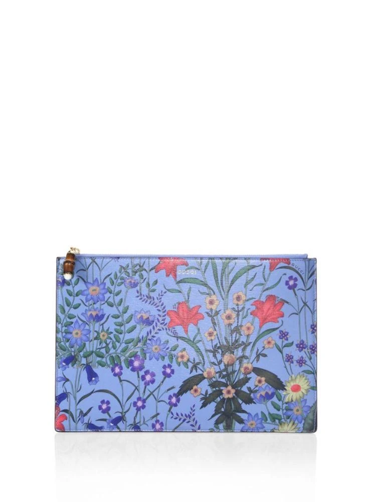 商品Gucci|花朵印花真皮手拿包,价格¥5624,第1张图片