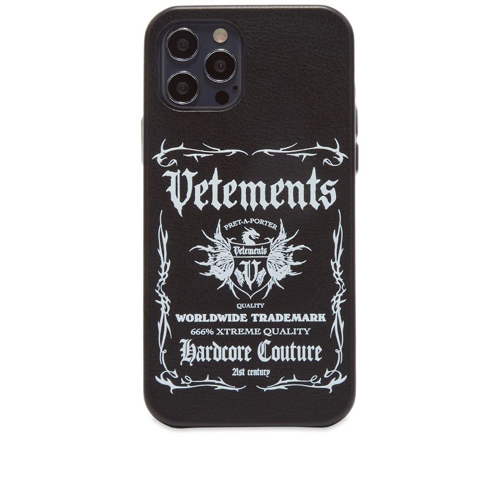 商品Vetements|VETEMENTS Black Label iPhone 12 Pro Case,价格¥727,第1张图片