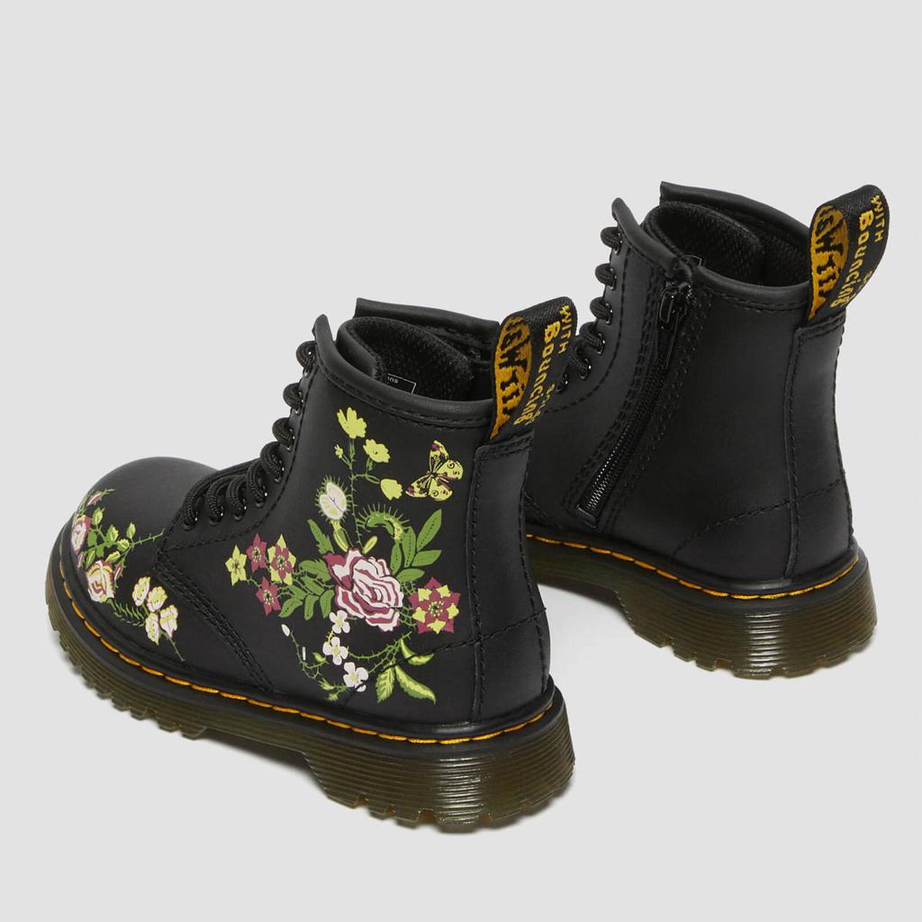 Dr. Martens Toddlers' 1460 Hydro Lace Boots - Black Bloom商品第3张图片规格展示