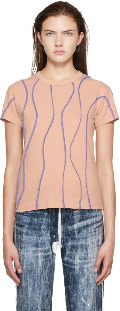 商品Acne Studios|Pink Overlock T-Shirt,价格¥485,第1张图片