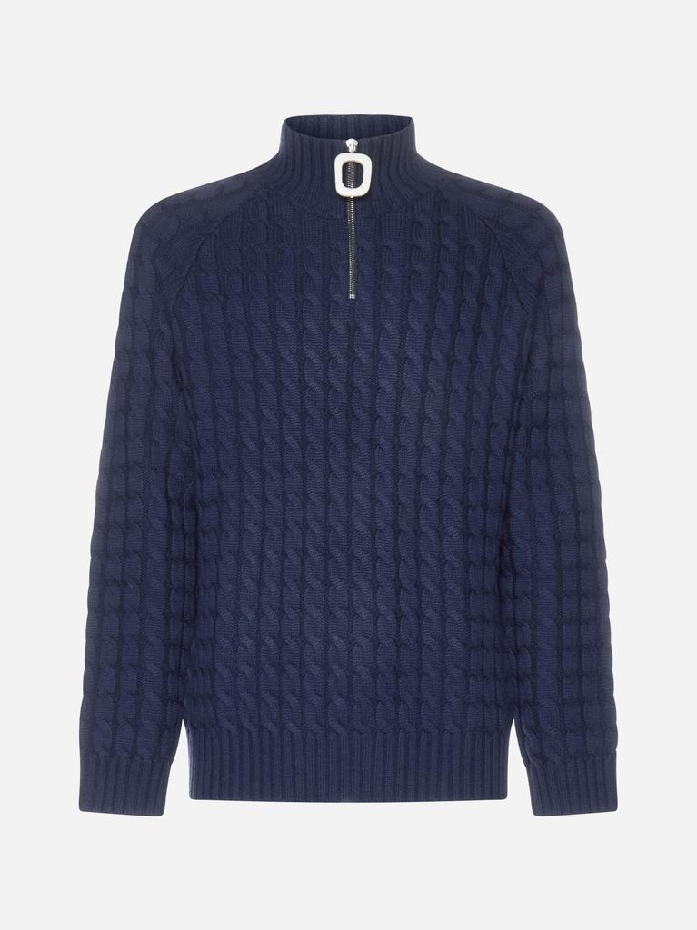 商品JW Anderson|Henley cable-knit wool sweater,价格¥4107,第1张图片