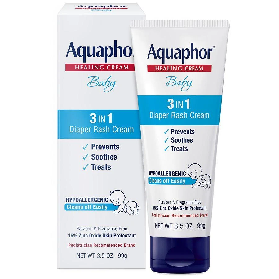 商品Aquaphor|3-in-1 Diaper Rash Cream,价格¥78,第1张图片