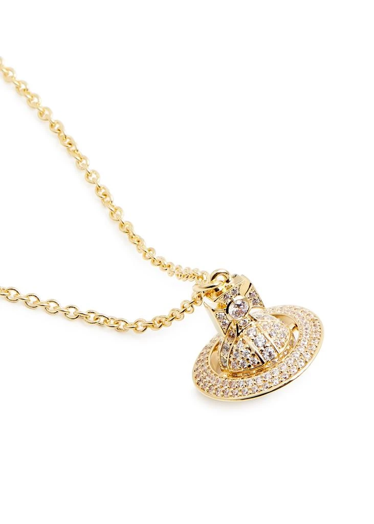 商品Vivienne Westwood|Carmela crystal-embellished orb necklace,价格¥1468,第3张图片详细描述