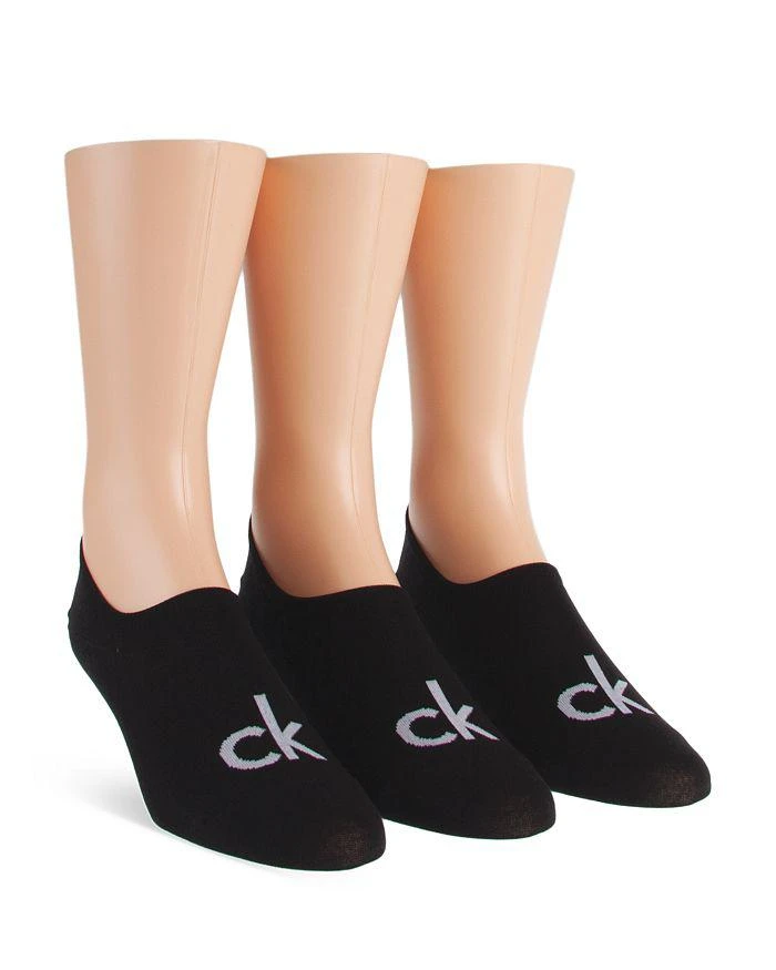商品Calvin Klein|经典 Logo 船型袜- 3双装,价格¥150,第1张图片