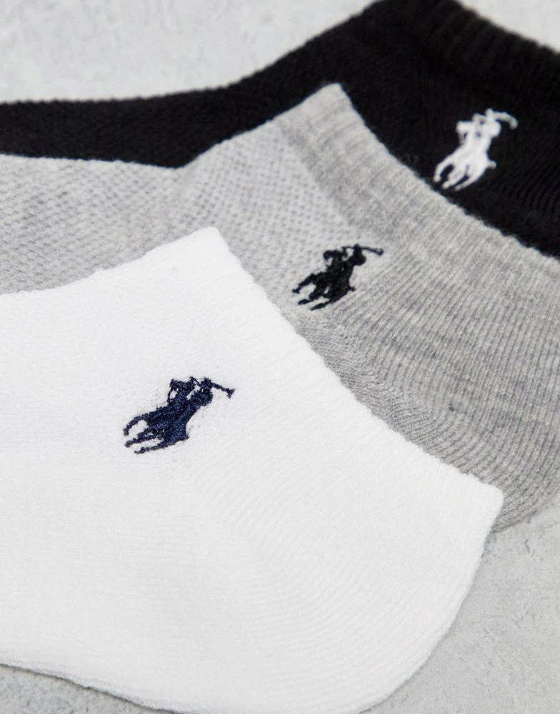 商品Ralph Lauren|Polo Ralph Lauren 6 pack logo socks in multi,价格¥295,第4张图片详细描述