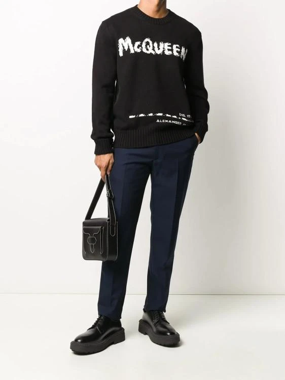 商品Alexander McQueen|Crew Neck Pullover,价格¥6214,第4张图片详细描述