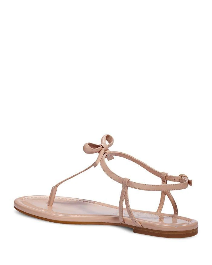 商品Kate Spade|Women's Piazza Knotted Bow Patent Leather Thong Sandals,价格¥337,第4张图片详细描述
