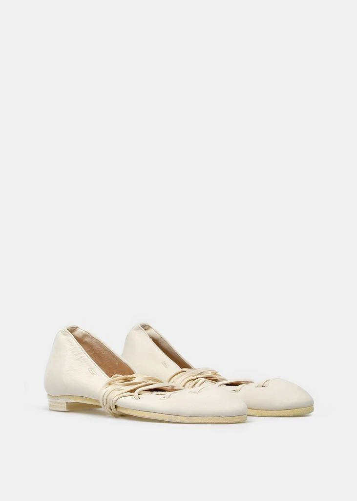 商品guidi|Guidi White 627R Ballerina Flats,价格¥8290,第3张图片详细描述