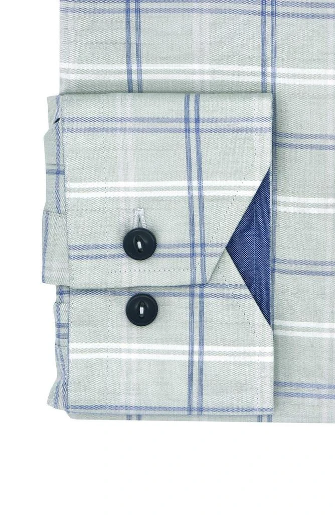 商品Lorenzo Uomo|Trim Fit Large Check Dress Shirt,价格¥378,第2张图片详细描述