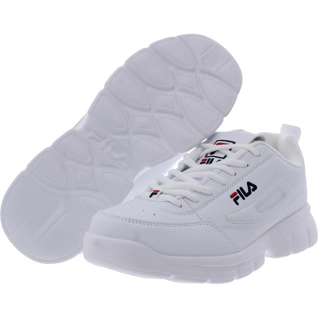 商品Fila|Fila Mens Disruptor SE Faux Leather Fitness Sneakers,价格¥333,第3张图片详细描述