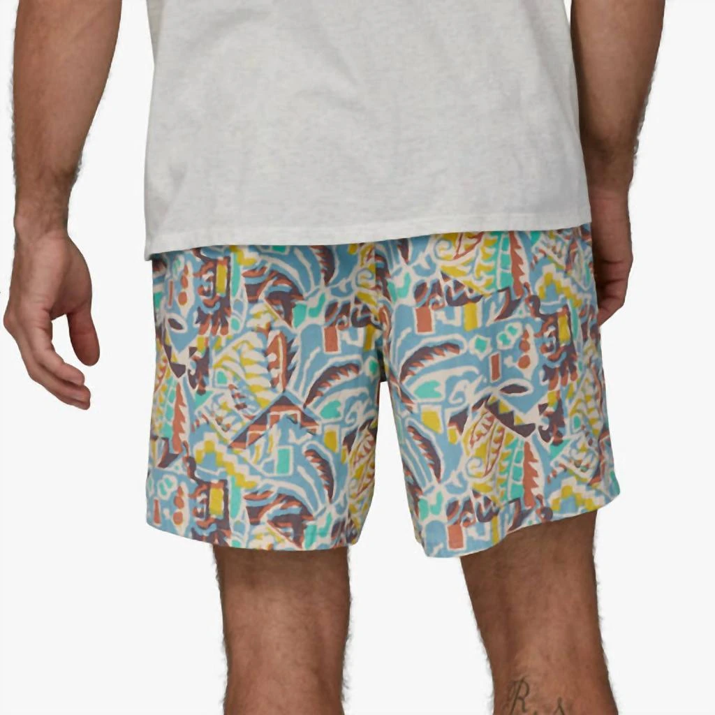 商品Patagonia|Funhoggers Shorts In Thriving Planet/lago Blue,价格¥575,第3张图片详细描述