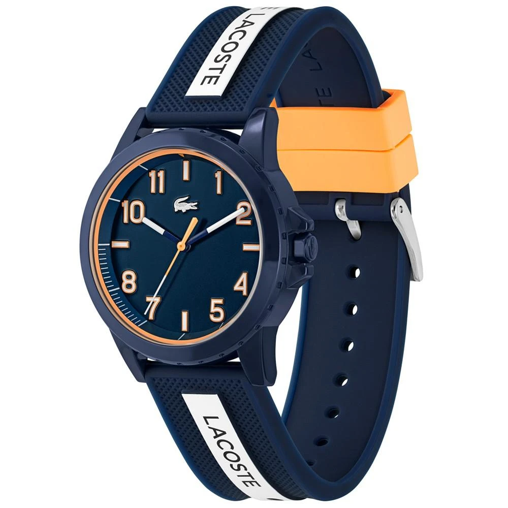 商品Lacoste|Kids' Rider Blue & White Silicone Strap Watch 36mm,价格¥483,第2张图片详细描述