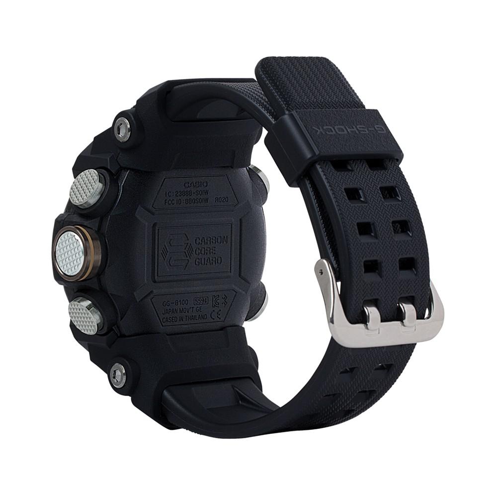 Men's Analog-Digital Connected Mudmaster Black Resin Strap Watch 53.1mm商品第4张图片规格展示