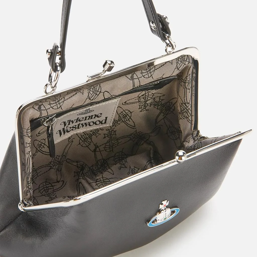 商品Vivienne Westwood|Vivienne Westwood Logo-Embellished Textured-Leather Shoulder bag,价格¥1712,第4张图片详细描述