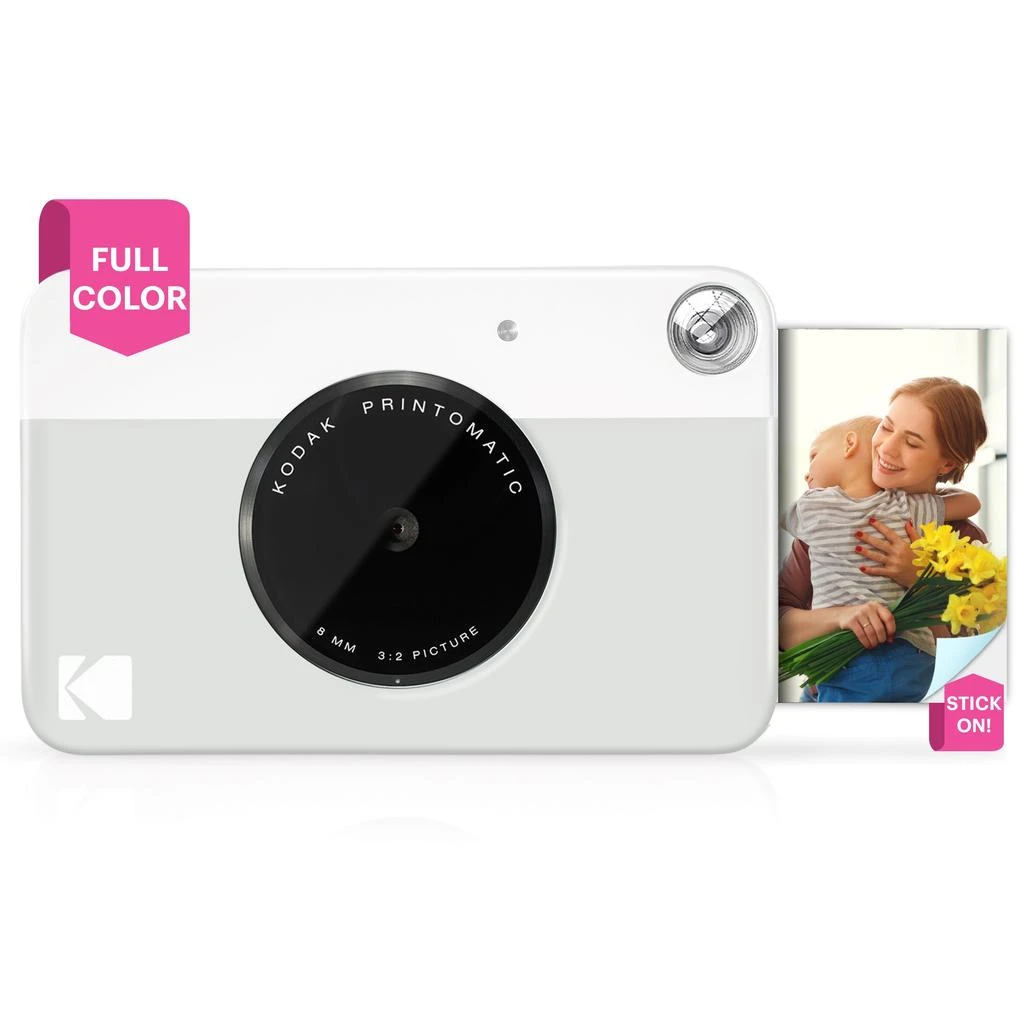 商品Kodak|Printomatic Instant Print Camera - Prints on Zink 2x3" Photo Paper,价格¥519,第1张图片