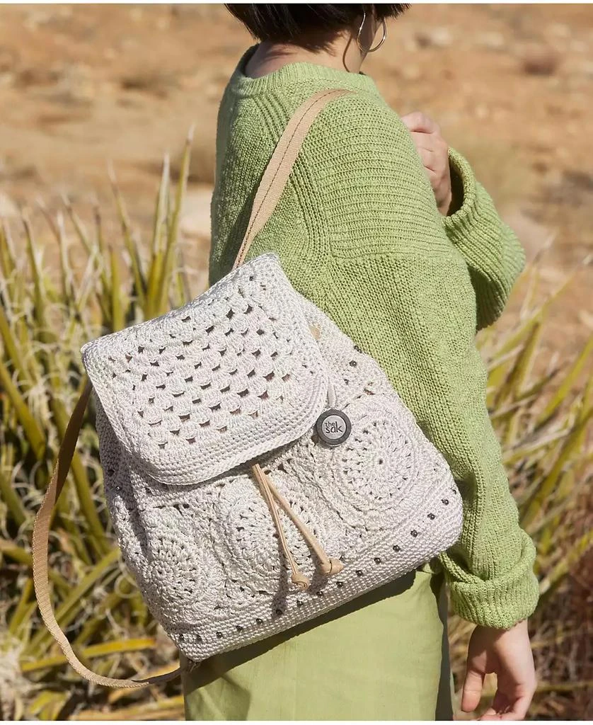 商品The Sak|Women's Sayulita Crochet Backpack,价格¥557,第5张图片详细描述