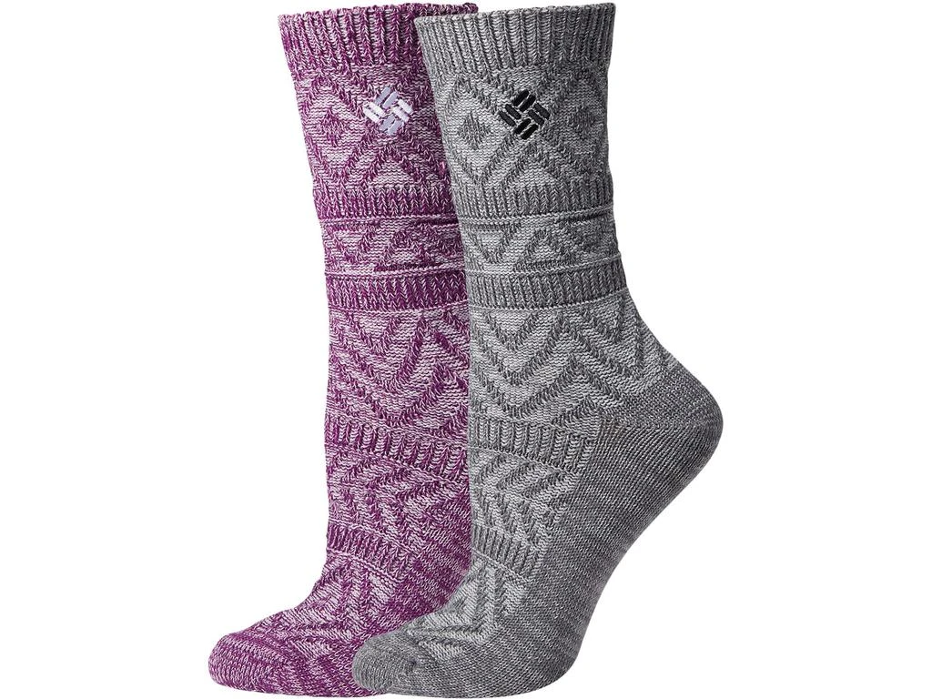 商品Columbia|Super Soft Texture Crew 2-Pack,价格¥135,第1张图片