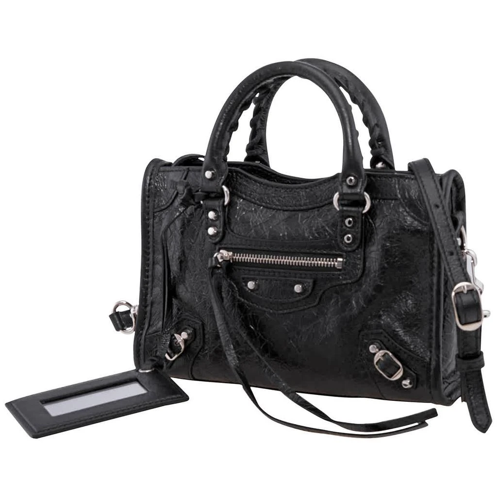 商品Balenciaga|Balenciaga Ladies Classic Black Nano City Crossbody Bag,价格¥12735,第1张图片