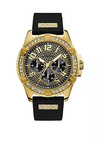 商品GUESS|Gold Tone Oversized Watch,价格¥1238,第1张图片