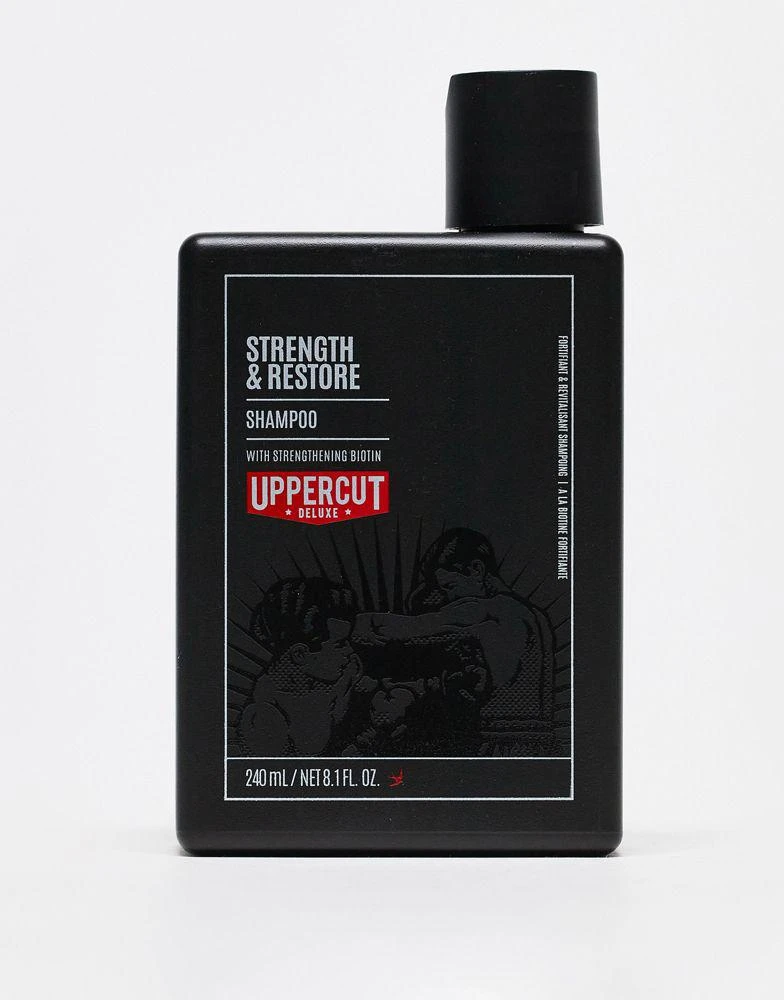 商品Uppercut Deluxe|Uppercut Strength and Restore Shampoo 240ml,价格¥127,第1张图片