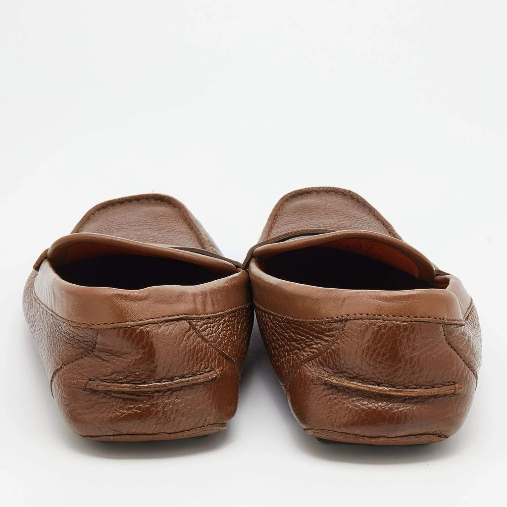 商品[二手商品] Givenchy|Givenchy Brown Leather Slip On Loafers Size 40,价格¥1051,第5张图片详细描述