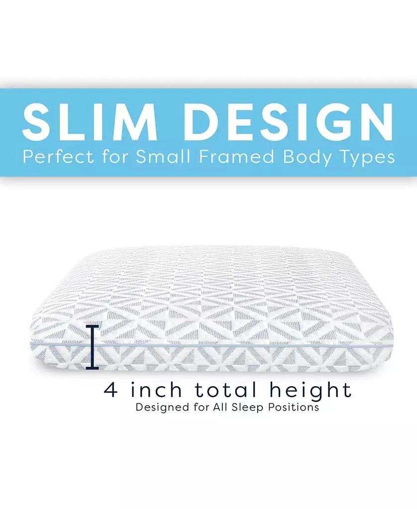 商品ProSleep|Cool Comfort Memory Foam Gusseted Bed Pillow, King, Exclusively at Macy’s,价格¥237,�第5张图片详细描述