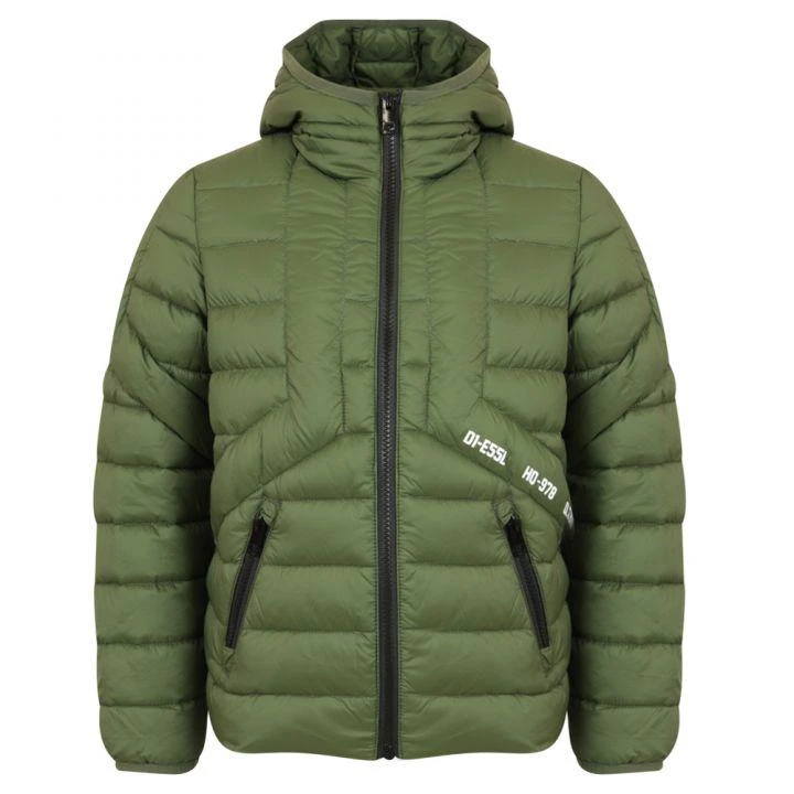 商品Diesel|Khaki Puffer Jacket,价格¥436,第1张图片