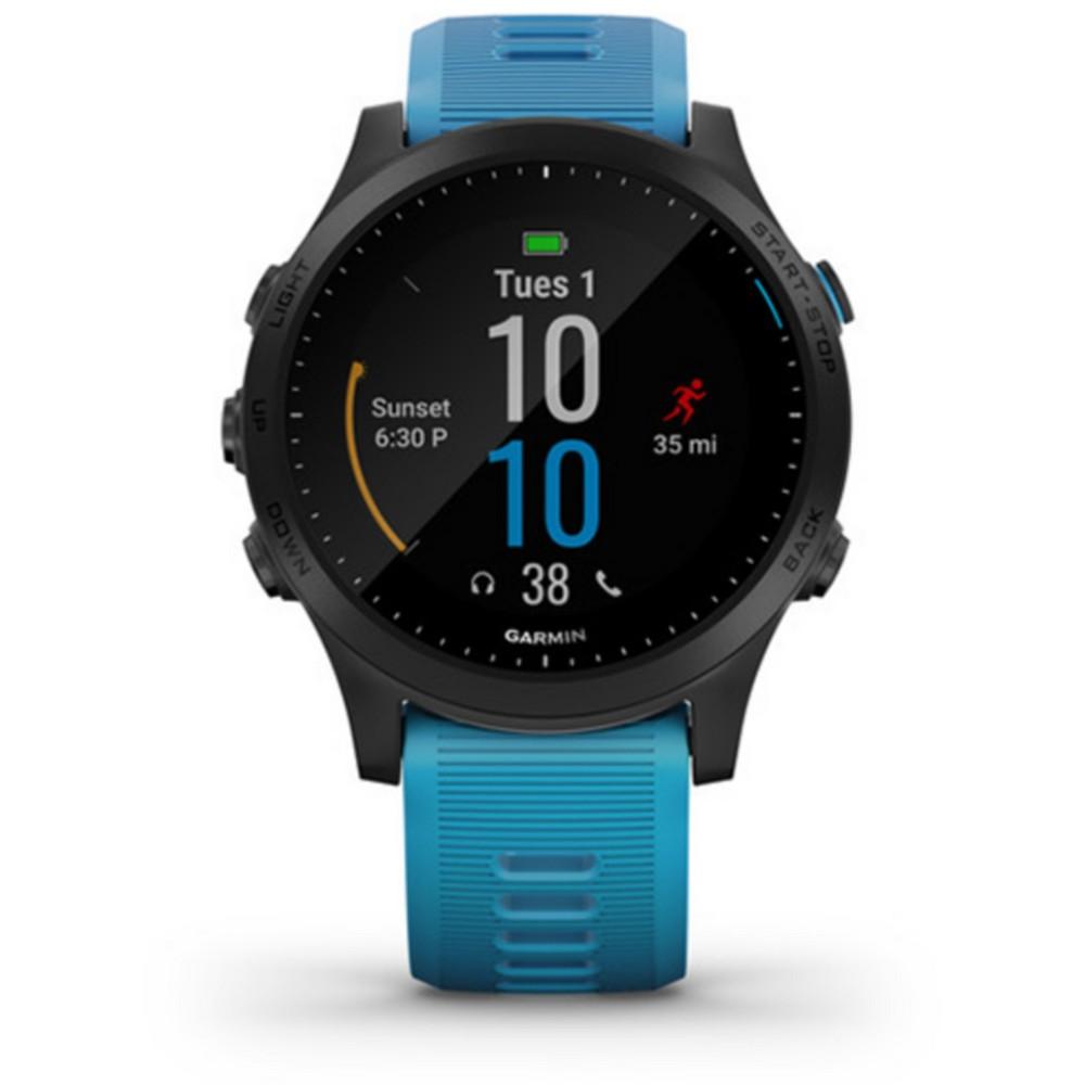 Unisex Forerunner 945 Blue Silicone Strap Touchscreen Smart Watch 47mm Gift Set商品第5张图片规格展示