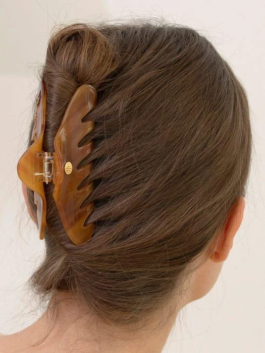 商品FANTASTIC PLANET|Brown marble hair clip_2colors,价格¥469,第2张图片详细描述