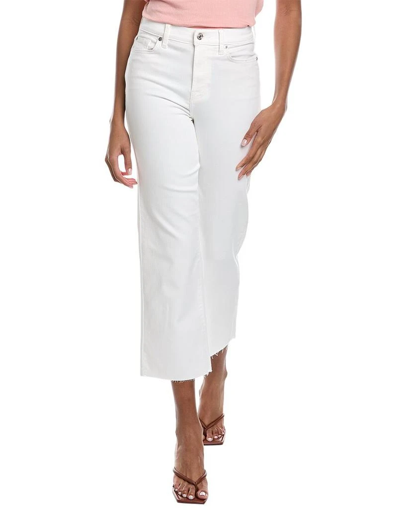 商品7 For All Mankind|Alexa White Cropped Jean,价格¥557,第1张图片