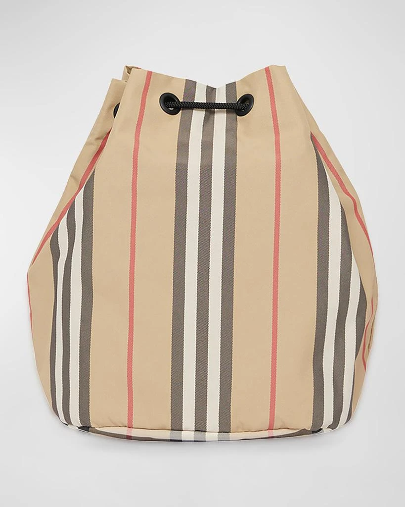 商品Burberry|Phoebe Heritage Stripe Bucket Bag,价格¥2363,第3张图片详细描述