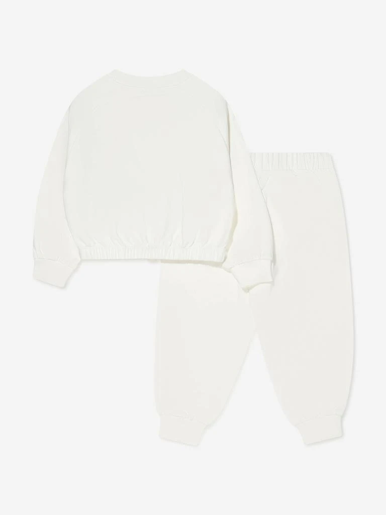 商品Moschino|Moschino White Girls Snow Bear Logo Tracksuit,价格¥2289,第4张图片详细描述