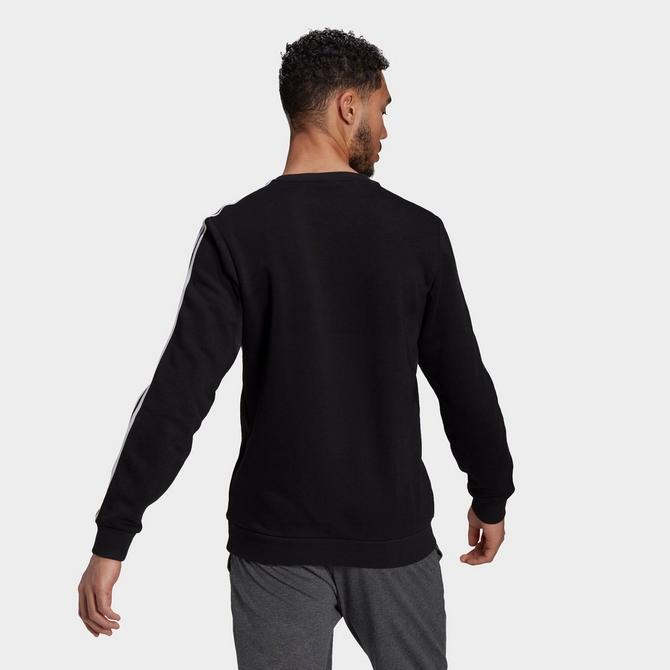 Men's adidas Essentials Fleece 3-Stripes Sweatshirt商品第3张图片规格展示