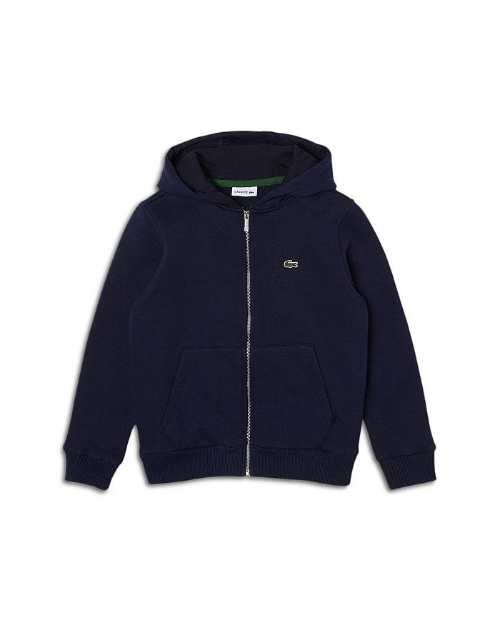 商品Lacoste|Boys' Full Zip Hooded Sweatshirt - Little Kid, Big Kid,价格¥671,第1张图片详细描述