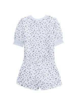商品Calvin Klein|Little Girl’s 2-Piece Sweatshirt & Shorts Set,价格¥117,第2张图片详细描述