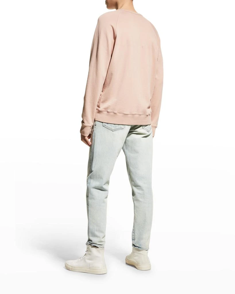 商品Vince|Men's Crewneck Garment Dyed Cotton Sweatshirt,价格¥489,第4张图片详细描述