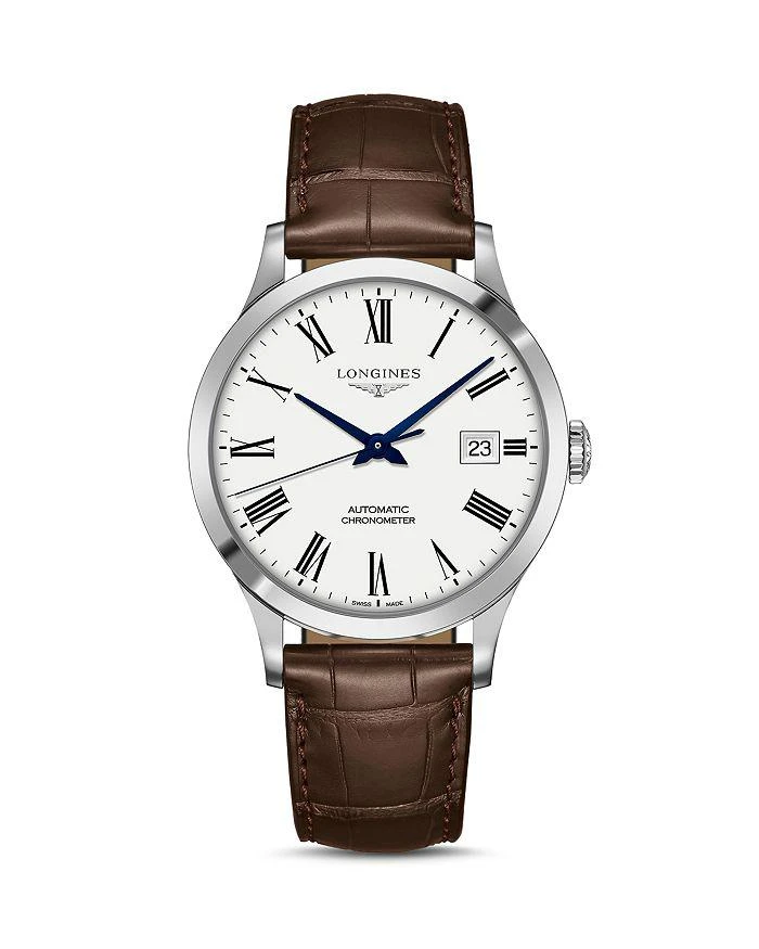 商品Longines|Record Watch, 40mm,价格¥15902,第1张图片