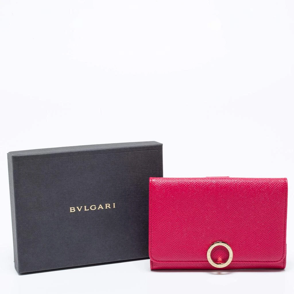 Bvlgari Fuchsia Leather Bvlgari Trifold Wallet 商品