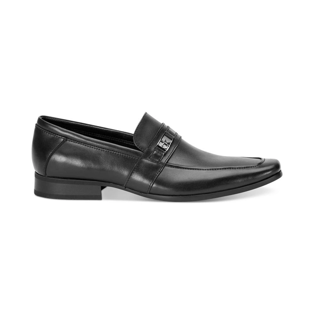 商品Calvin Klein|Men's Bartley Bit Textured Loafers,价格¥409,第2张图片详细描述