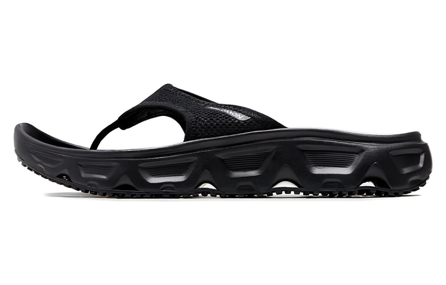 商品[国内直发] Salomon|萨洛蒙 Reelax Break 6.0 柔软舒适轻便 EVA橡胶底 防滑防磨人字拖鞋 女款 黑色,价格¥523,第1张图片