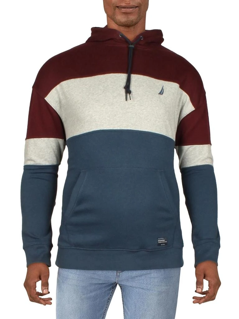 商品Nautica|Mens Colorblock Hoodie Sweatshirt,价格¥318,第1张图片