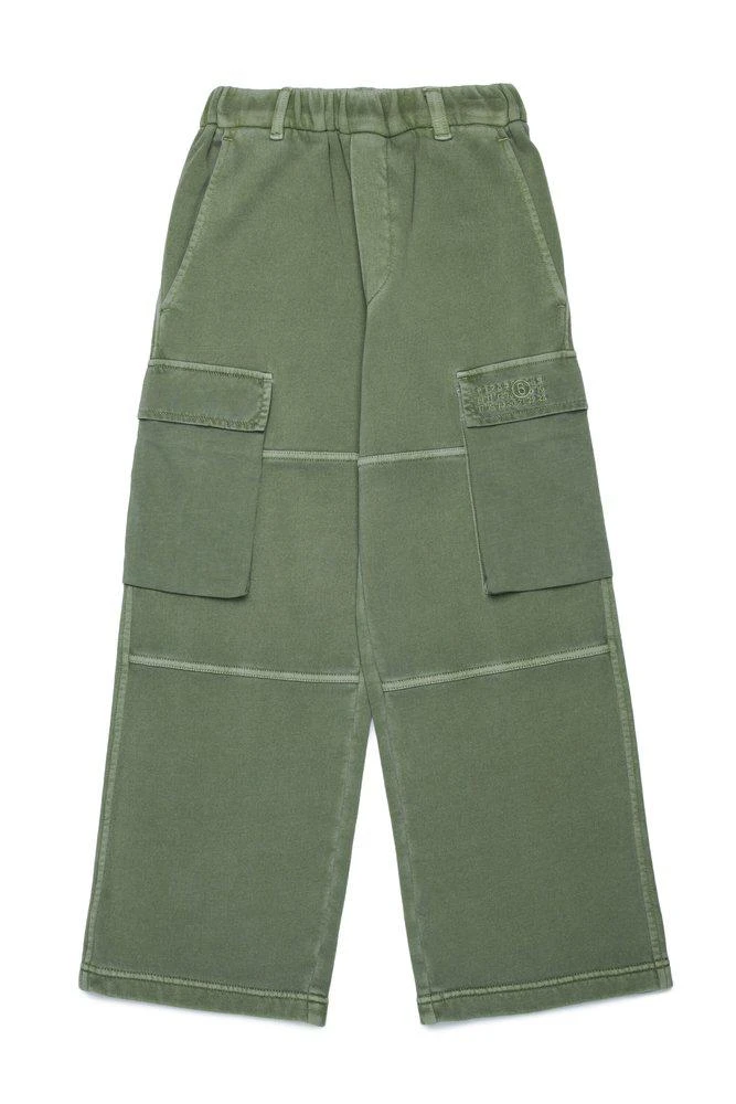 商品MM6|MM6 Maison Margiela Kids Wide Leg Cargo Trousers,价格¥1323,第1张图片