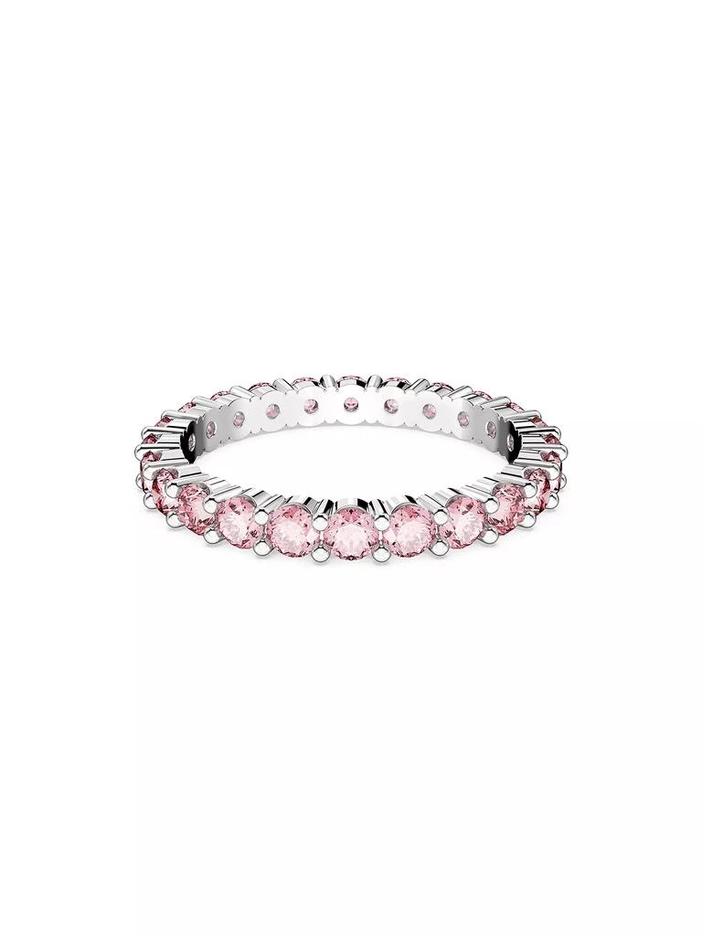 商品Swarovski|Matrix Rhodium-Plated &amp; Crystal Eternity Band,价格¥888,第1张图片