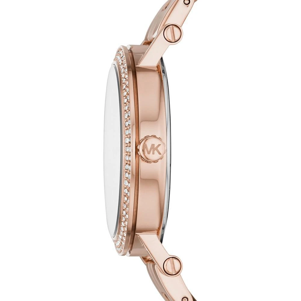 商品Michael Kors|Women's Norie Rose Gold-Tone Stainless Steel Bracelet Watch 38mm ,价格¥1019,第2张图片详细描述